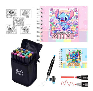 Kit Livro para Colorir Bobbie Good 55 Folhas + Marcadores