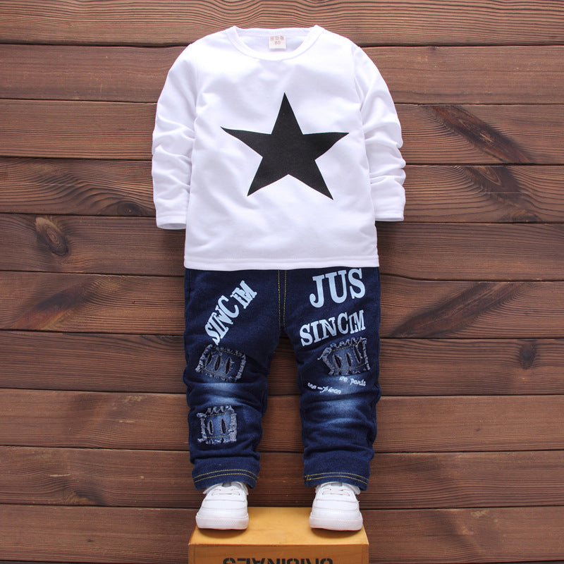 Conjunto Jeans + Camisa de Estrela