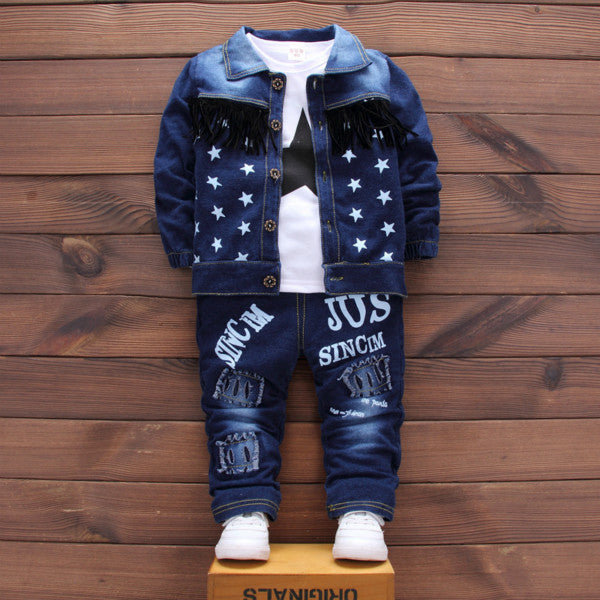 Conjunto Jeans + Camisa de Estrela