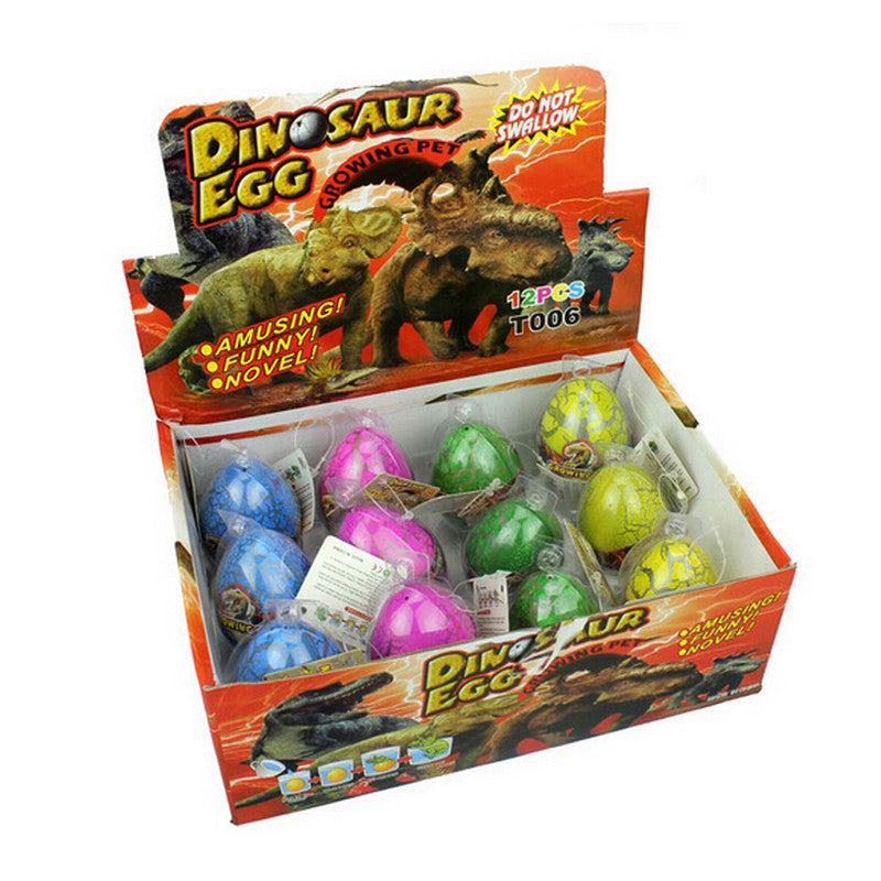 Choca Ovo de Dinossauro - Kit com 12 Ovos