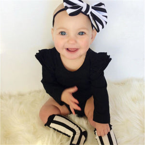 Body + Kit com meias e Laço